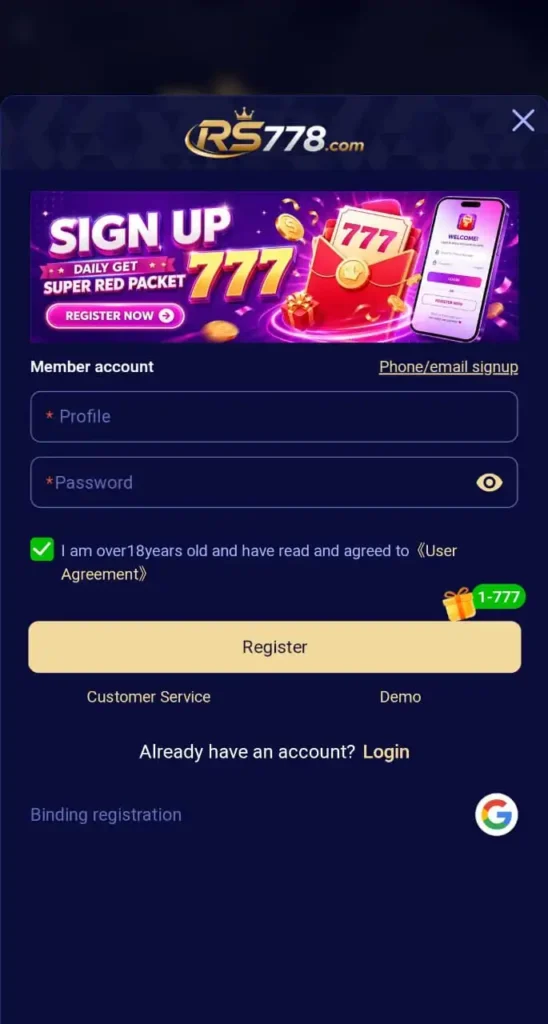 RS786 Game Download