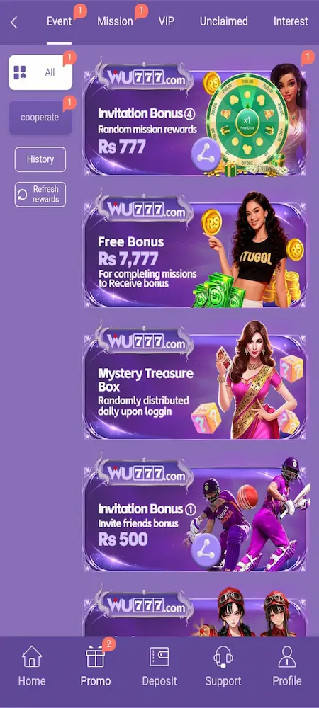 WU777 Game Best Earning Game